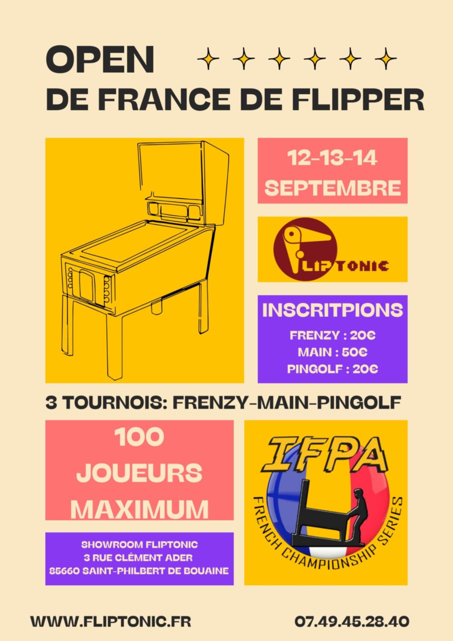 Fliptonic - Principal IFPA (sur 2 jours)